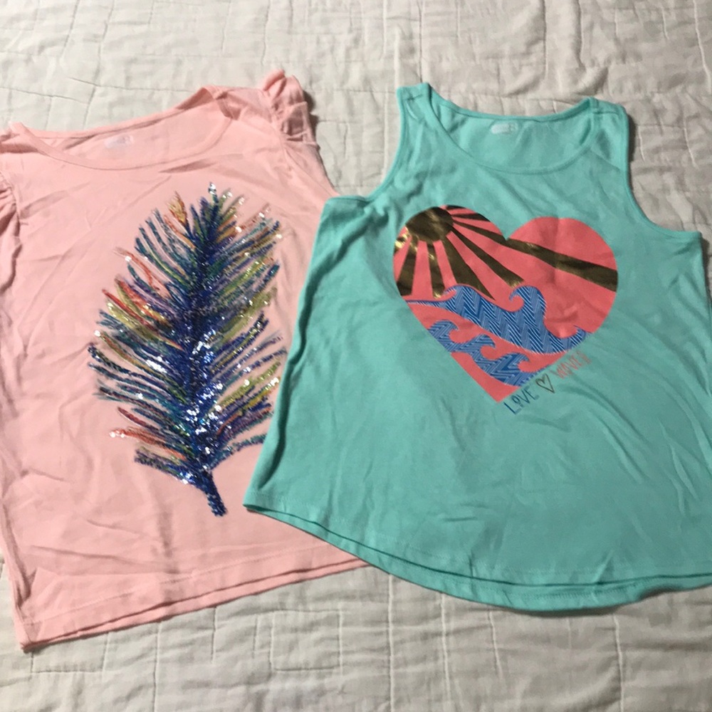 2 girls tops from Crazy 8